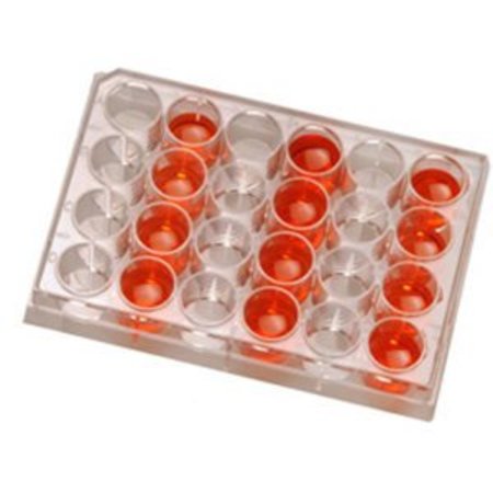 BIOLOGIX USA Cell Culture Plates, 24 Well, 50PK 141374